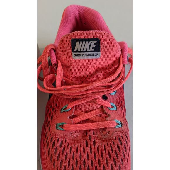 Nike Zoom Pegasus 34 Women Running Shoes Size 7.5 Hot Punch 880560-602 Size 7.5 - Picture 9 of 9